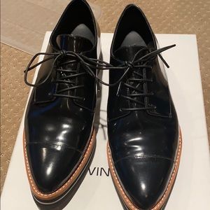 Vince alanis black size eur 39/us 9 women oxfords